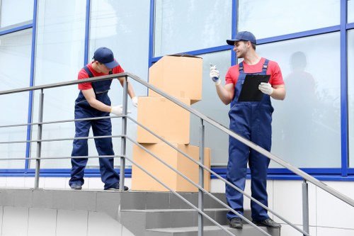 Moving van service for a residential relocation in Brent