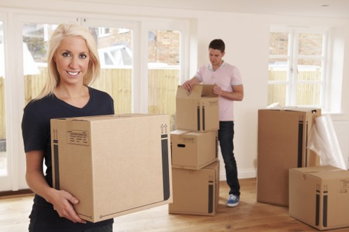Local moving team planning access and parking for a Brent property move