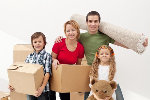 Loading furniture for a home move in Brent