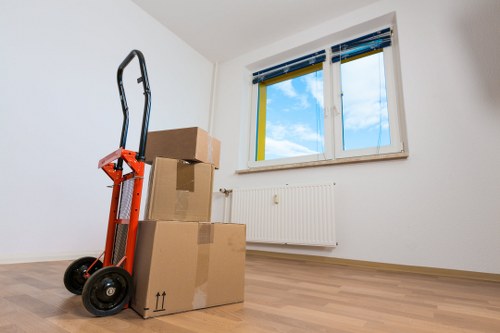 Careful packing and moving boxes for a Brent house move
