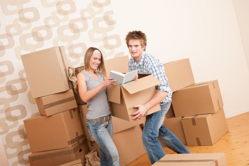 Loading furniture for a local Brent move